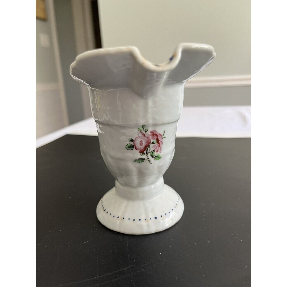 c1800 Chinese Qing Dynasty Export Porcelain Helmet Jug Pitcher Floral